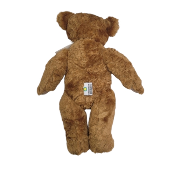 Vintage Smithsonian Institute Plush Jointed Teddy Bear Brown/Tan 16" - Picture 7 of 16
